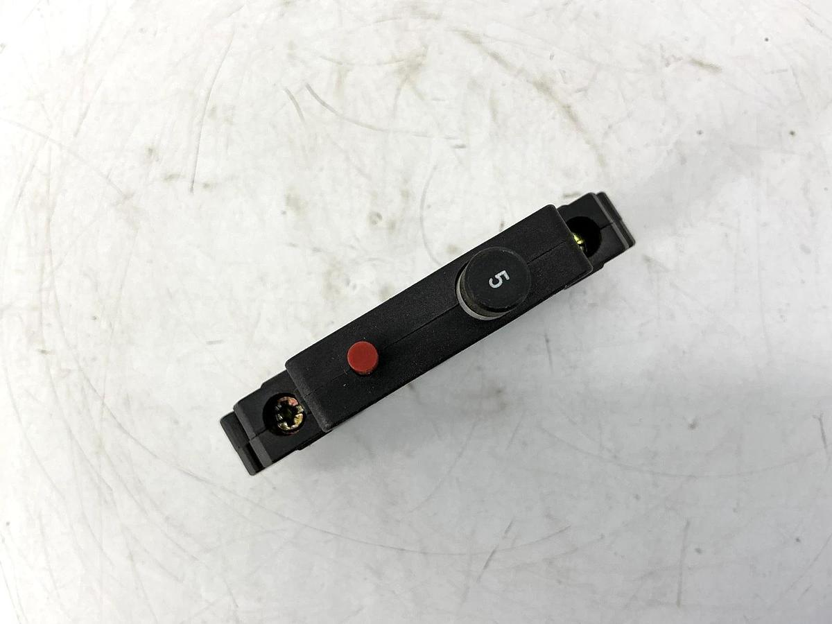 New Weidmuller 910180 Circuit Breaker 1-Pole 5A 250VAC - No Box