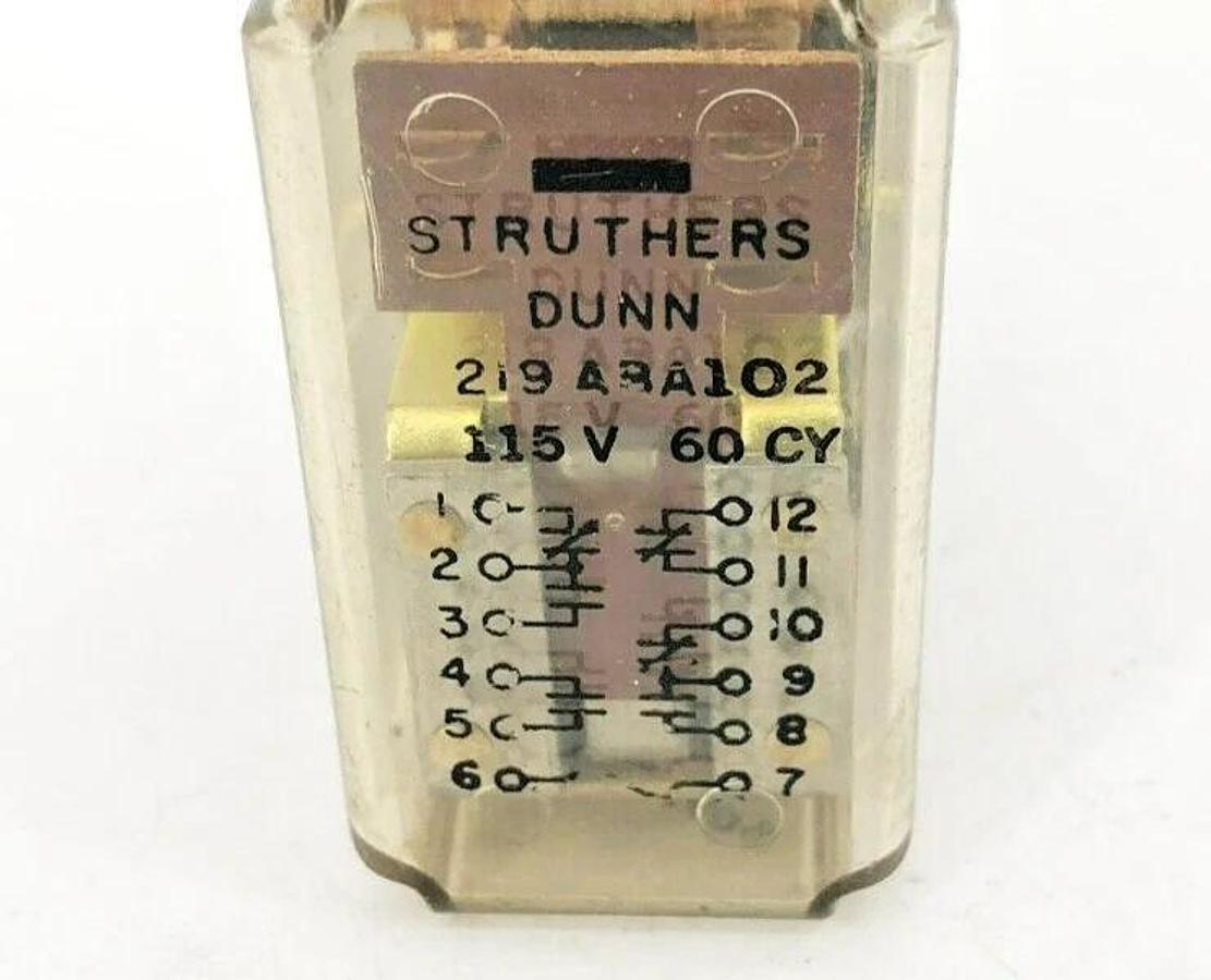 Used Struthers Dunn 219ABA102 Relay 115V 60CY