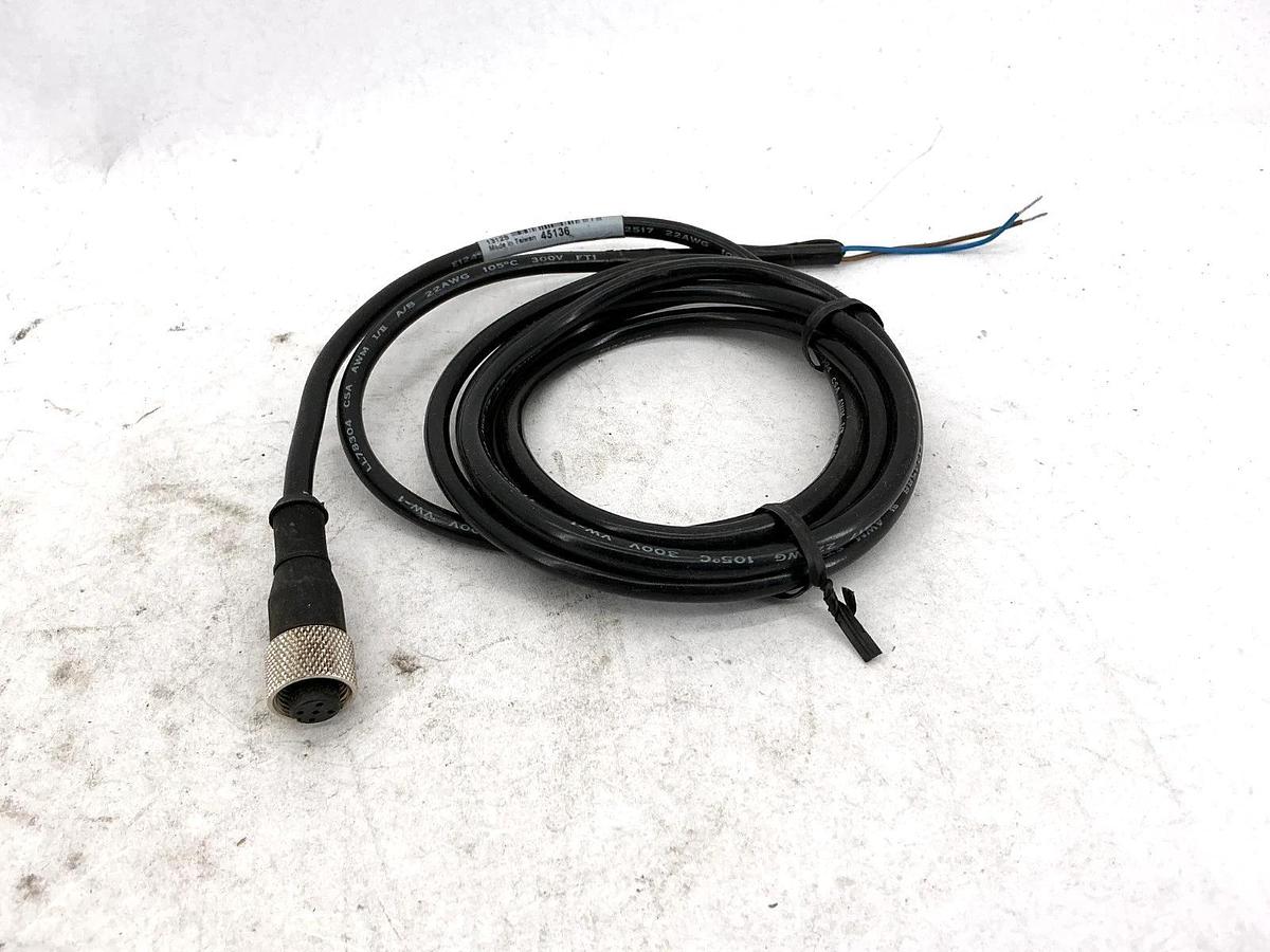 Used Lot of 3 Banner Engineering MQDC-406 Cable Cordset 4-Wire Female 45136