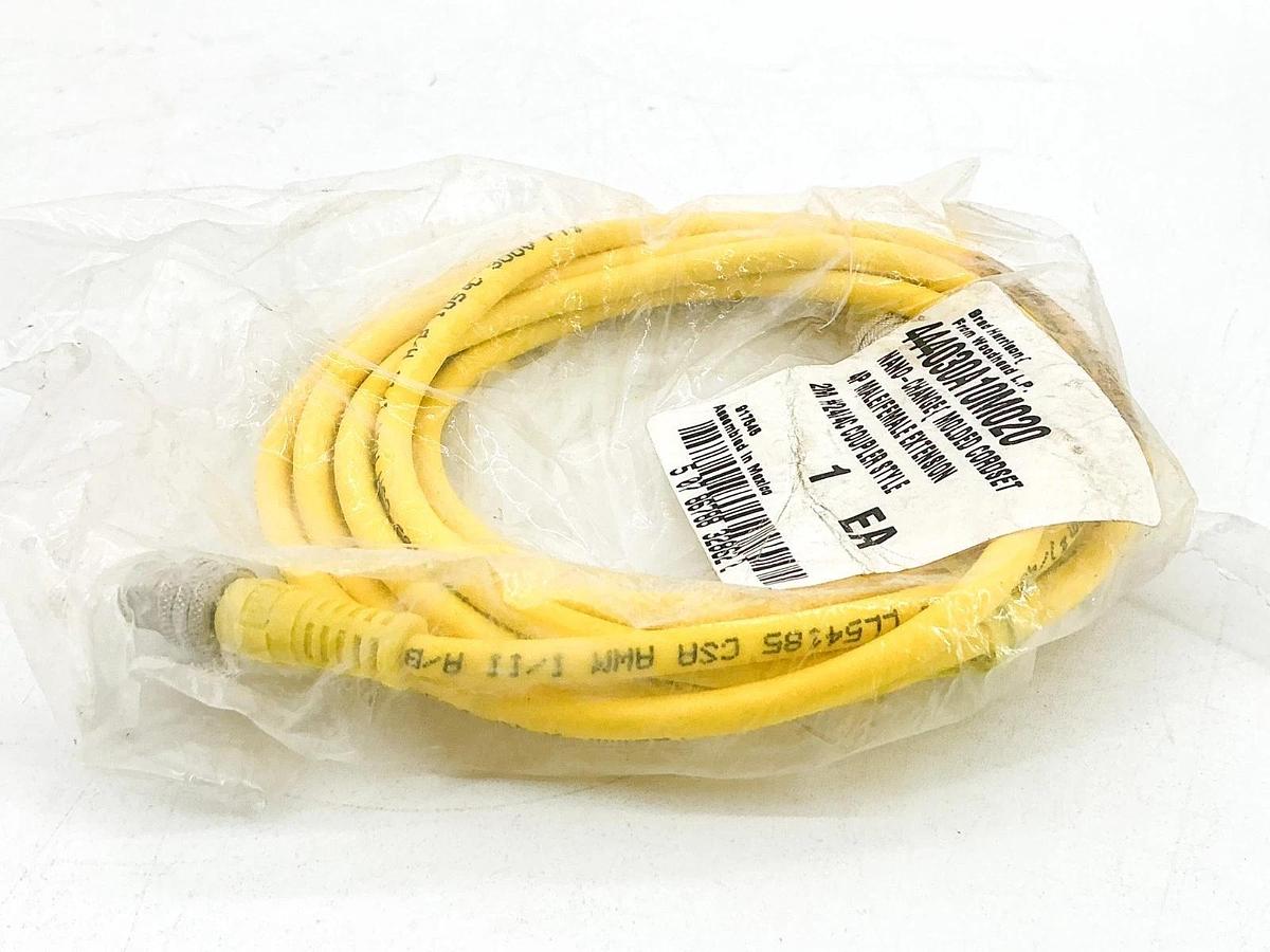 New Brad Harrison 444030A10M020 Cordset 4P Male/Female Extension