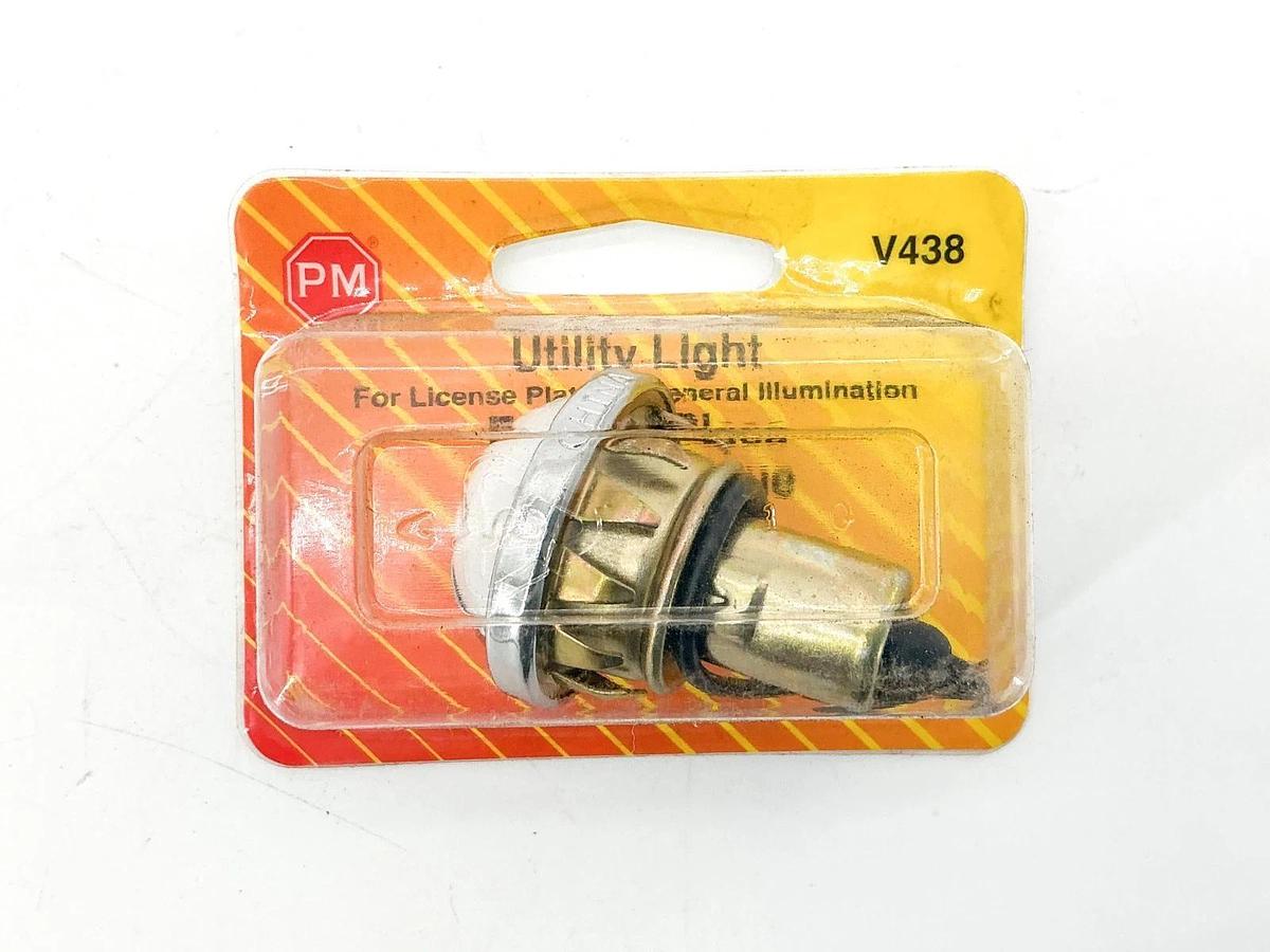 New Lot of 4 Peterson V438 Chrome License Plate Utility Lamp