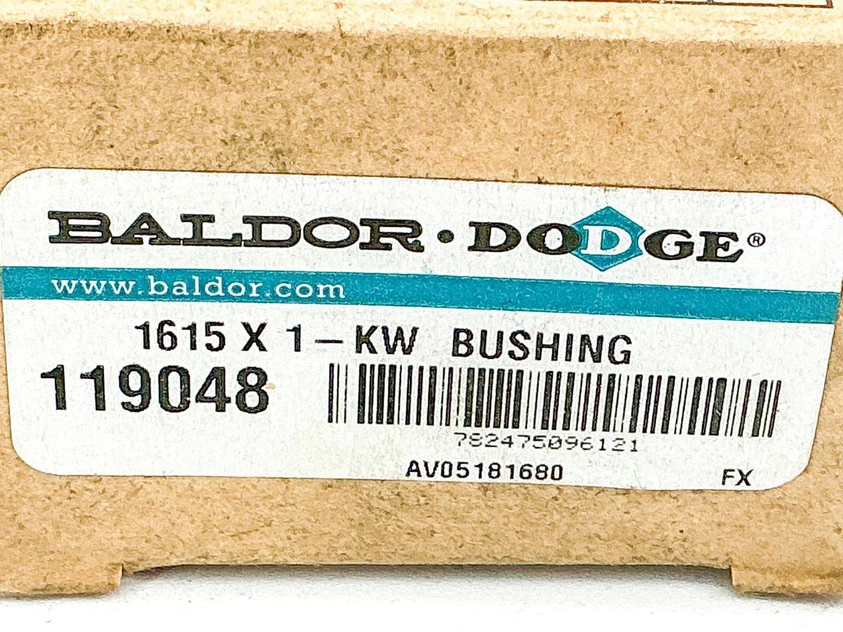 New Lot of 2 Dodge 1615X1-KW Taper-Lock Bushing 1" Bore 119048