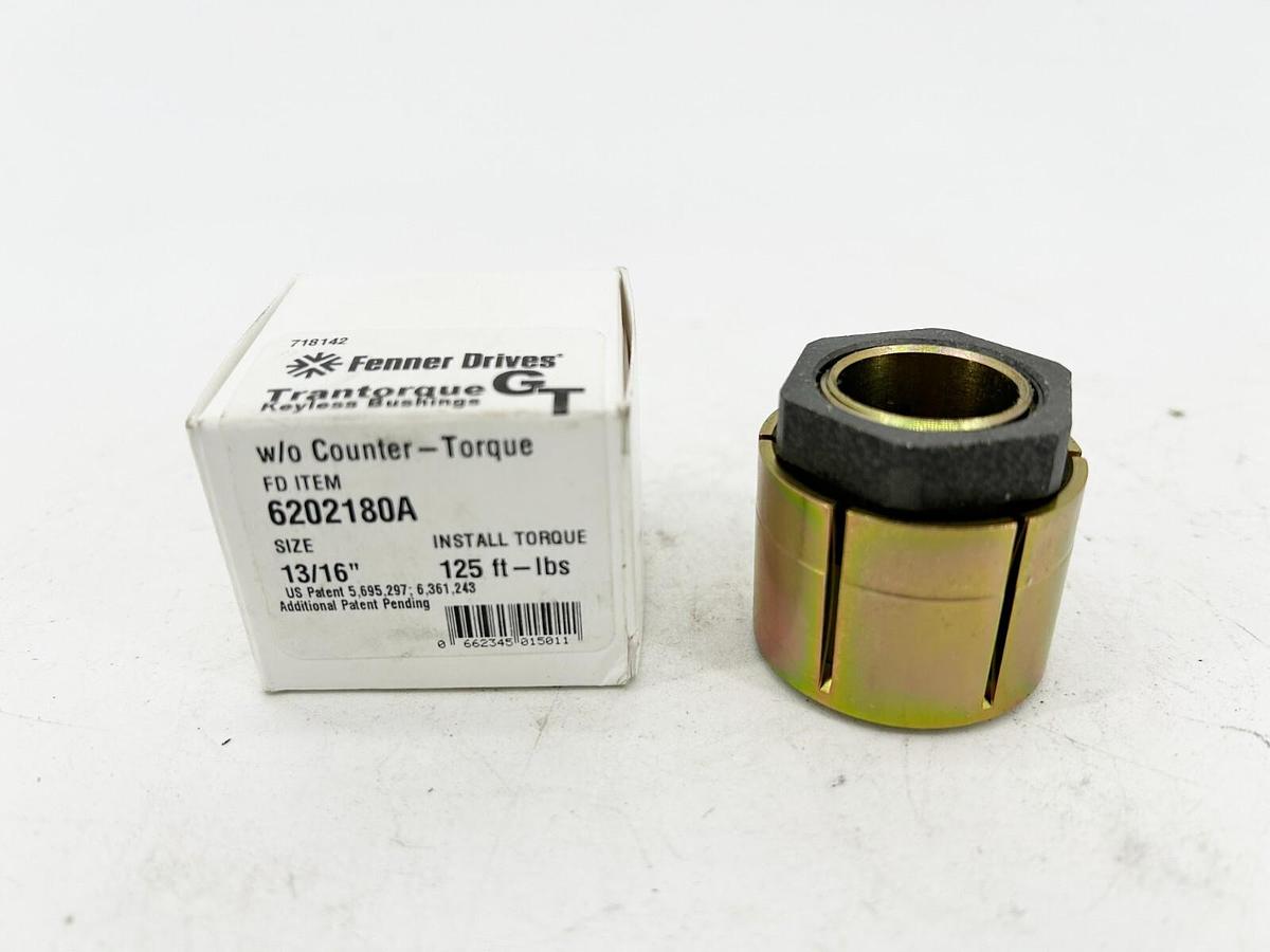 New Fenner Drives 6202180A Keyless Bushing 13/16" 125FT Torque