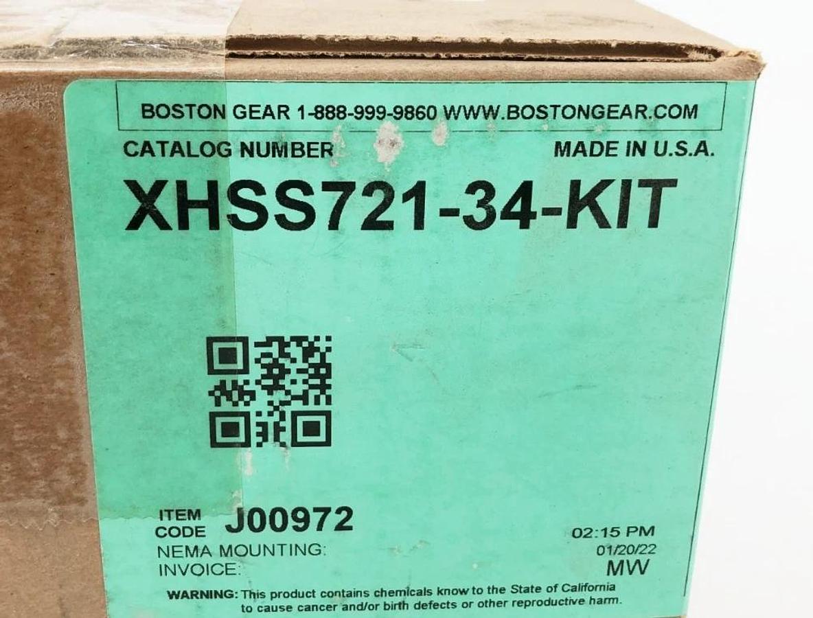 New Boston Gear XHSS721-34-KIT Torque Arm Bracket Kit - Sealed Box