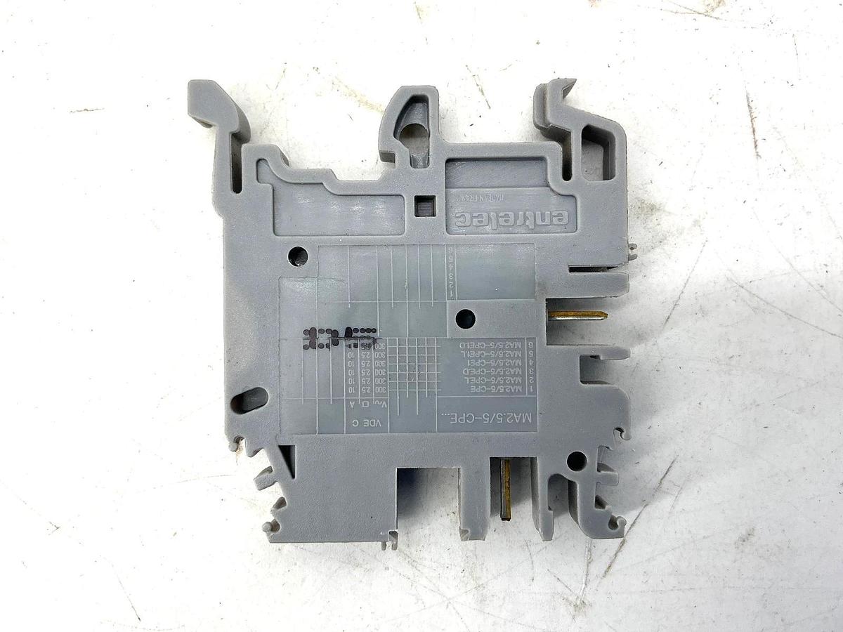 Used Lot of 37 ABB Entrelec MA2.5/5-CPE Terminal Block Gray 2-Pin 10A 320V