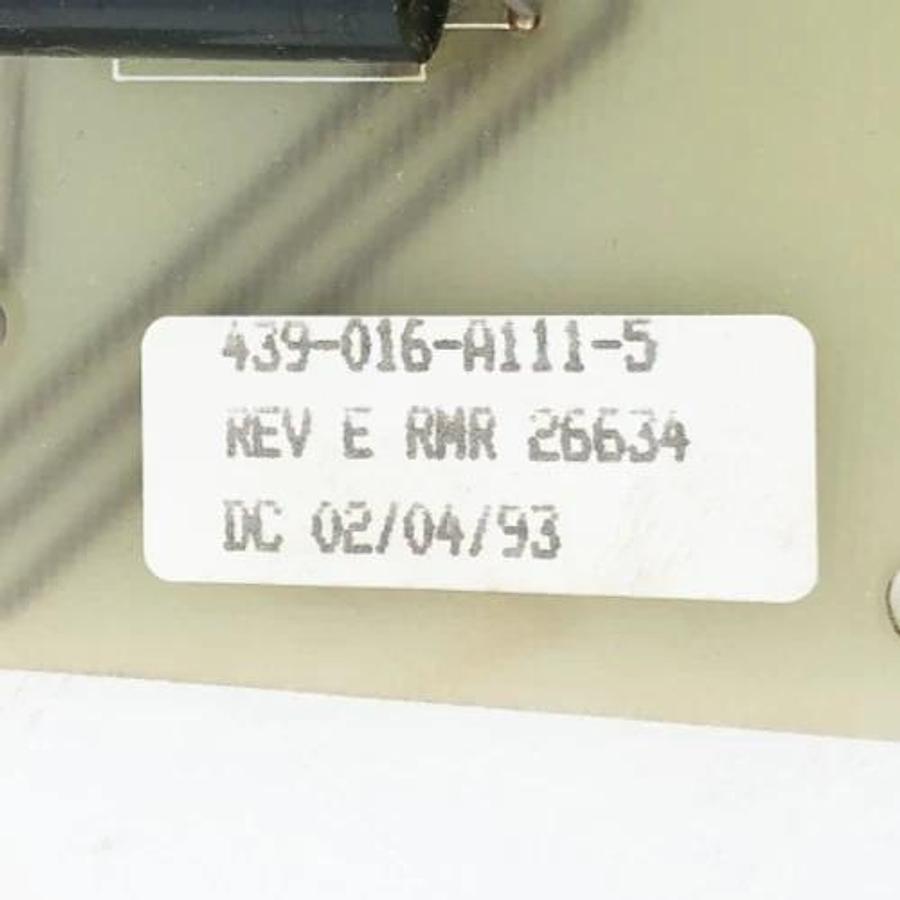 Used Wabash 439-016-A111-5 Rev E Printed Circuit Board PCB
