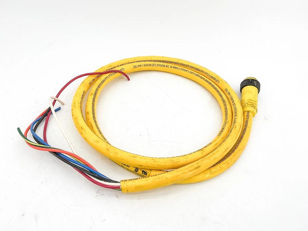 Used Molex 206002A01F060 Cordset 600V 8A 6 Pin