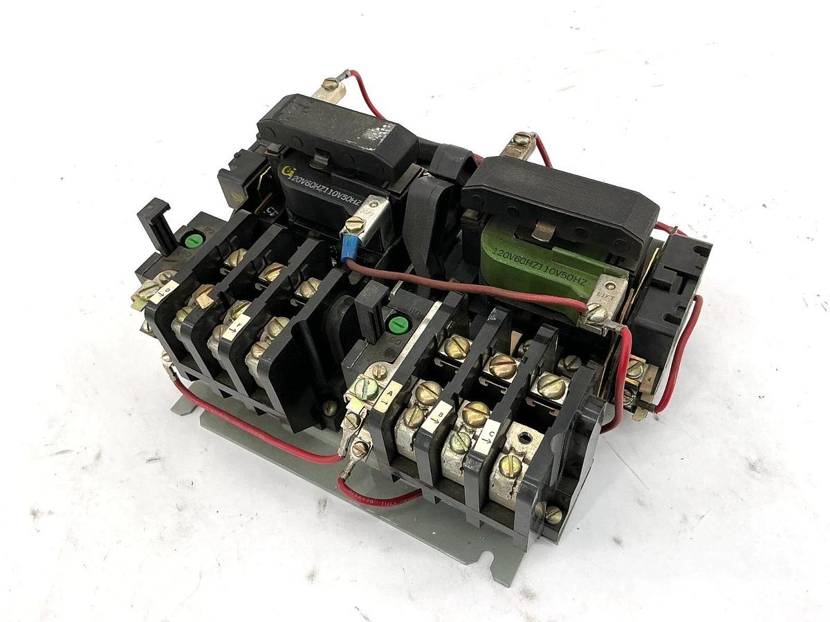 Used General Electric CR209C002AKA Magnetic 2-Speed Controller 110/120V 50/60HZ CR209