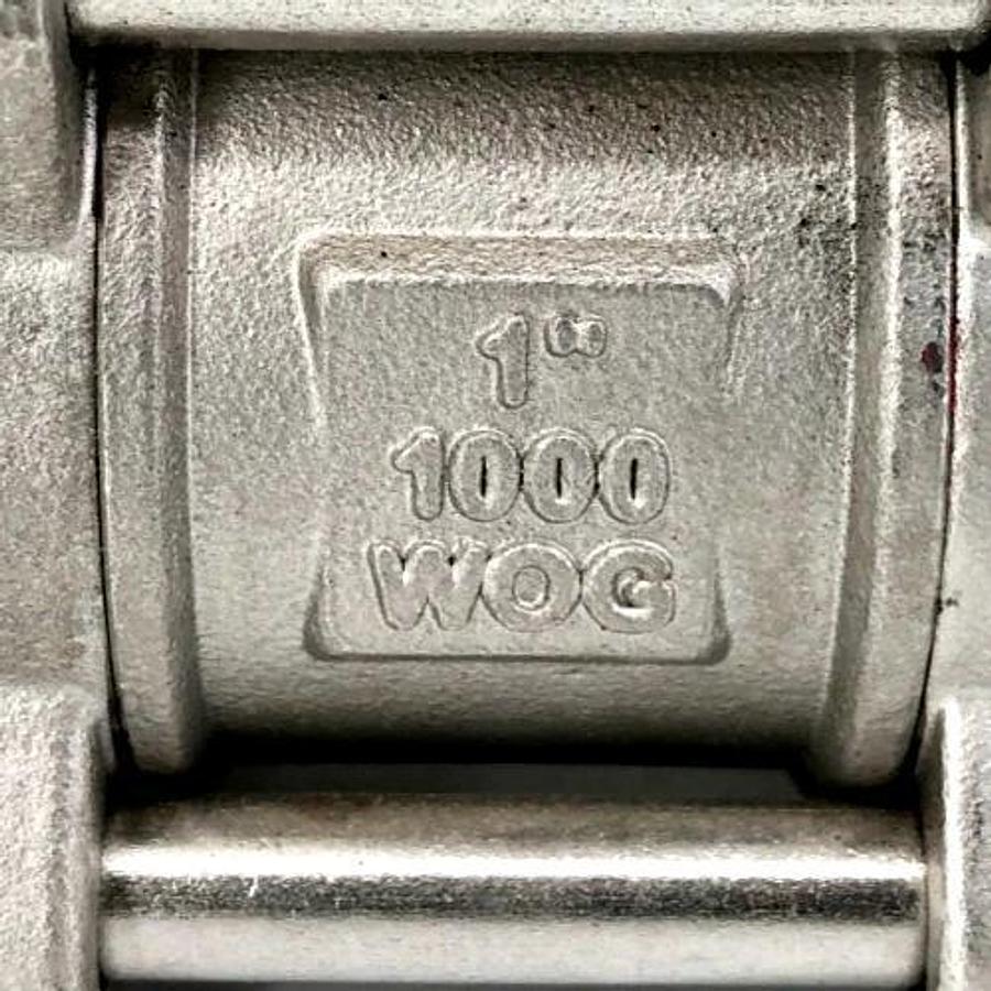 New QSM 1" 1000 WOG CF8M Ball Valve Stainless Steel - No Box