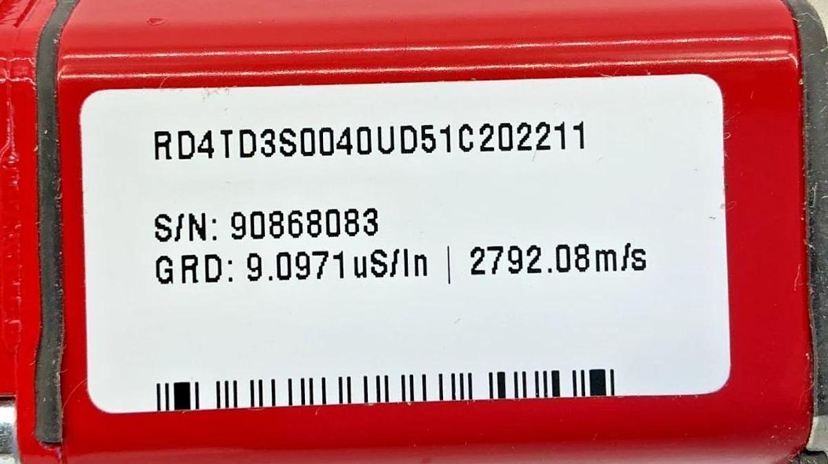New MTS RD4TD3S0040UD51C202211 R-Ser RD4 Temposonics Pos Sensor 5-Pin - No Box