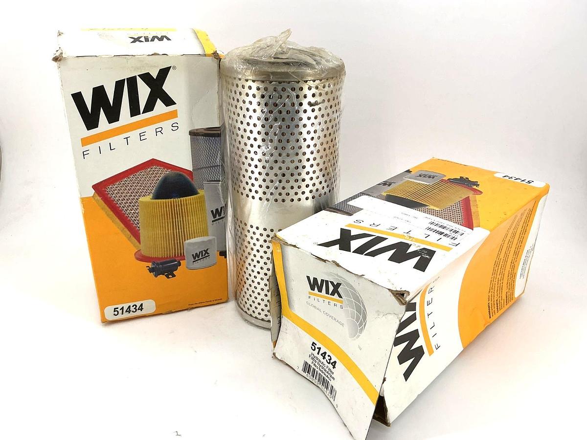 Lot of 2 New WIX 51434 Hydraulic Filter A=99mm B=41mm C=41mm H=236mm