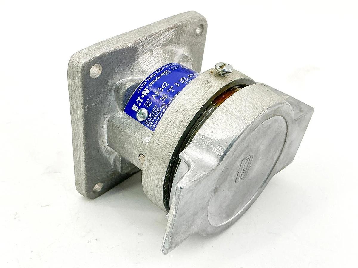 New Eaton Crouse-Hinds AR342 M4 Receptacle Body 4P 250/600V 30A