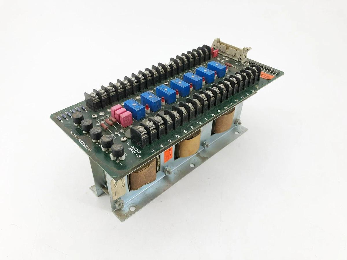 Used Saftronics A-1200-MB-3 Card Assembly 480VAC (For Parts Only)