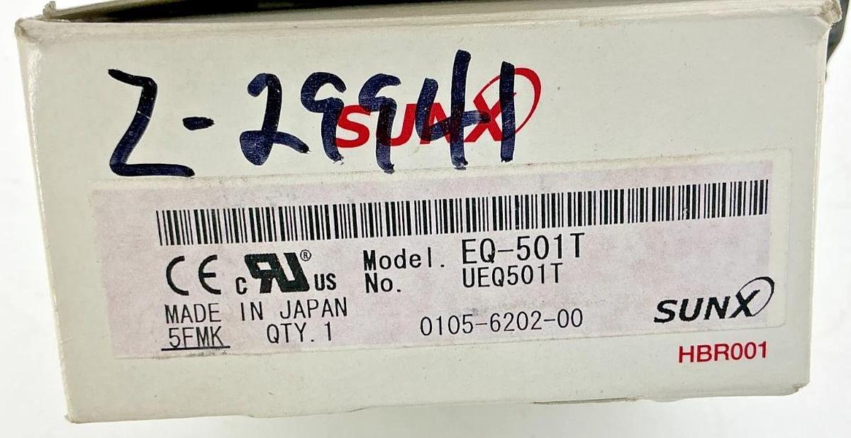 New SUNX EQ-501T Photoelectric Sensor Range: 2.5m 24-240VAC/12/240VDC UEQ501T