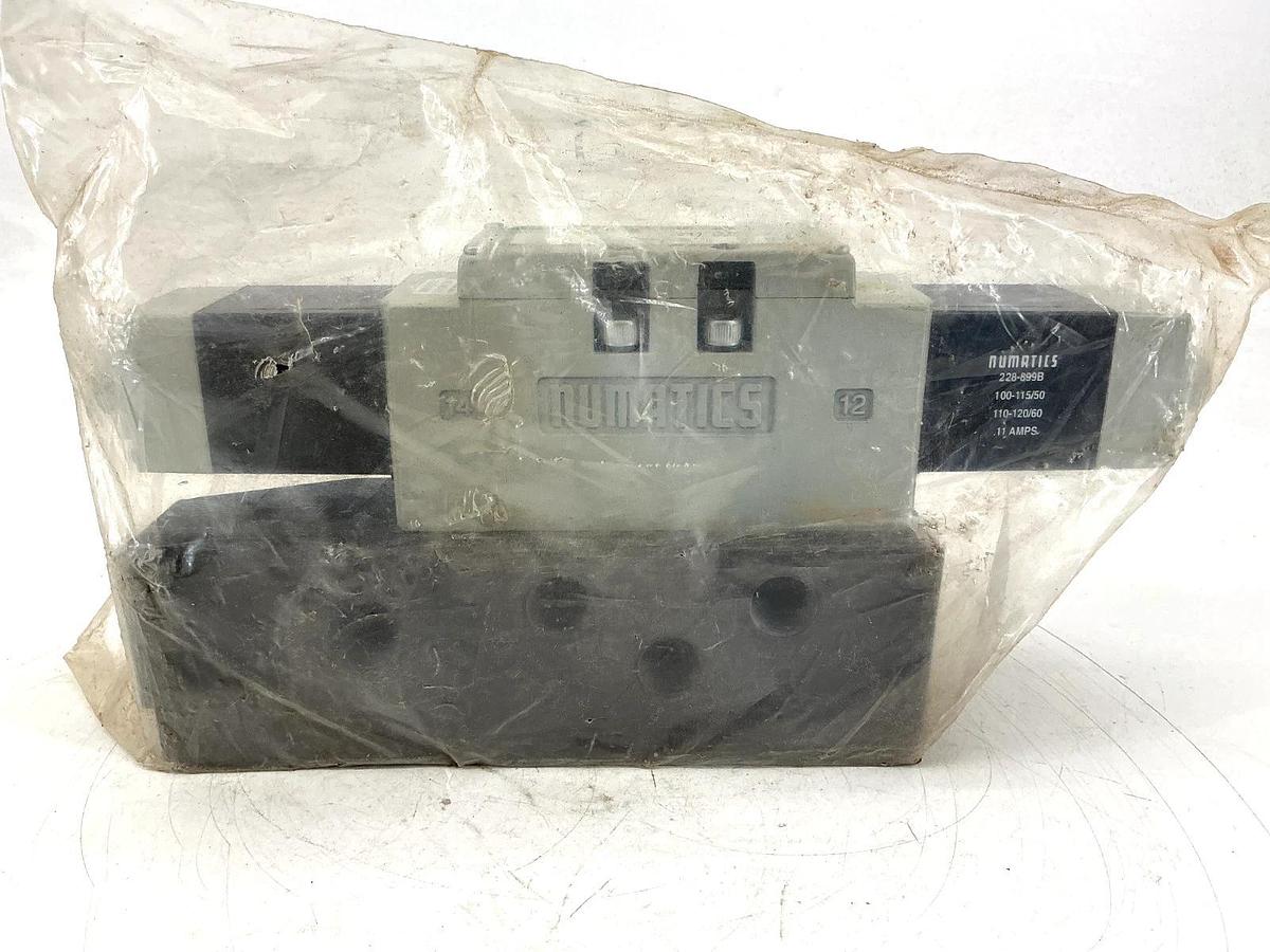 New Numatics 123SS53AK000030 Solenoid Valve 150PSIG-Air 0.11A 110/120V 50/60HZ