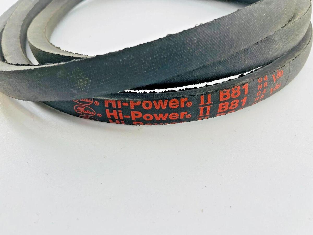 Lot of 9 New Gates Hi-Power V-Belt Various Sizes A68 A80 A90 B66 B75 B81 B105