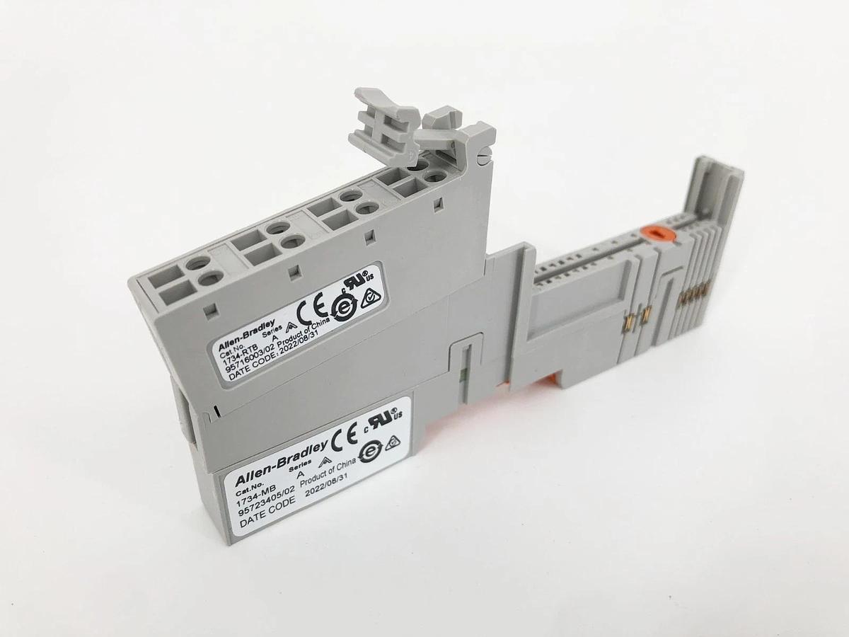 Lot of 5 New Allen Bradley 1734-TB Ser. A I/O Module Terminal Base