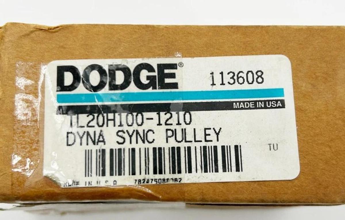 New Dodge TL20H100-1210 Dyna Sync Timing Pulley 113608