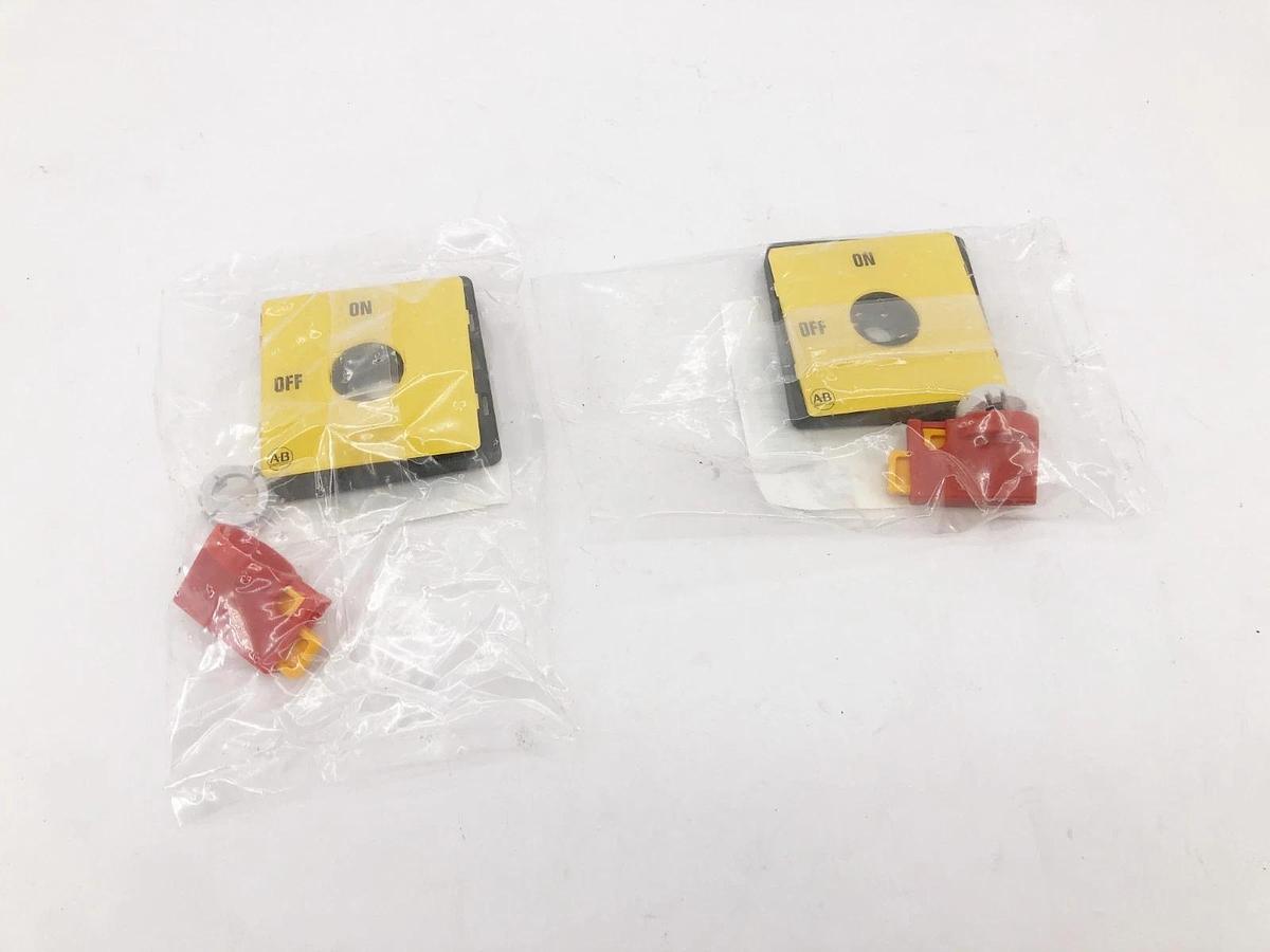 Lot of 2 New Allen Bradley 194L-HE6L-175I Ser. A Actuators 64X64 OFF-ON