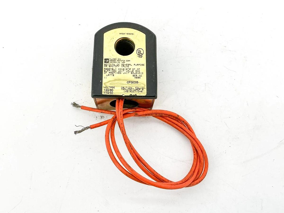 New Parker CFGC05 Coil 110/120V 50/60Hz 11W - No Box