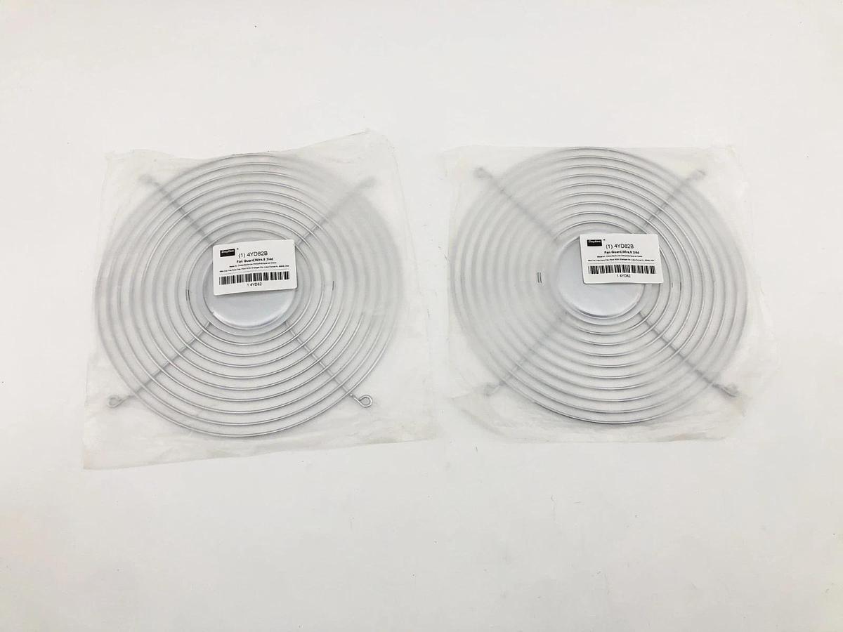 Lot of 2 New Dayton 4YD82B Wire Fan Gaurds 8-3/4"