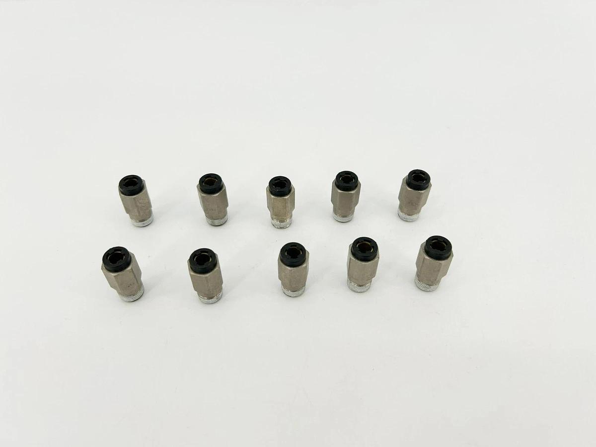 Lot of 10 New Lawson 87619 Male Connectors, 3/16" x 1/8", 290PSI