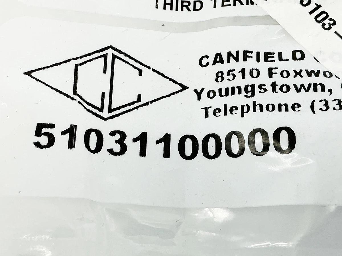 New Lot of 2 Canfield 51031100000 Solenoid Connector 6-48V 50/60Hz