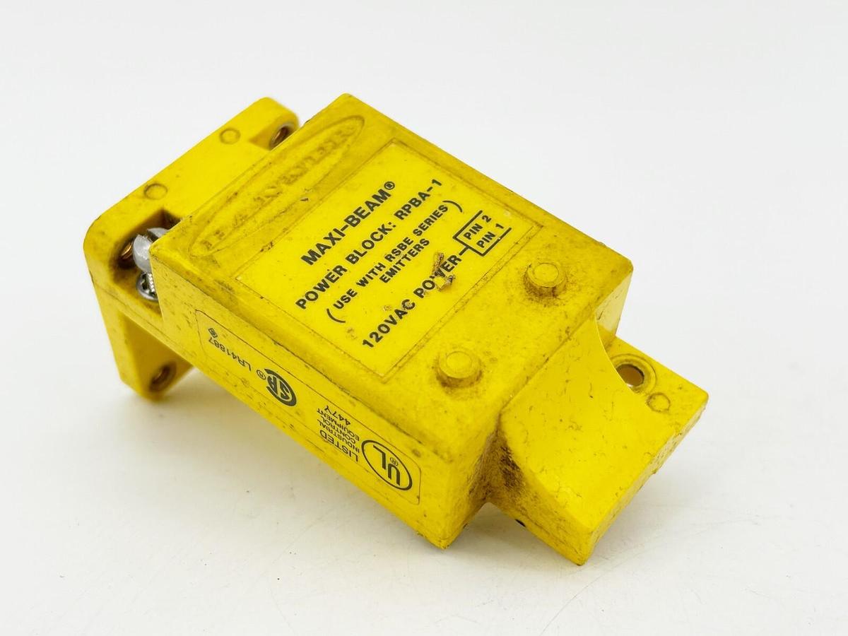 Used Banner Engineering RPBA-1 Maxi-Beam Power Block 120VAC 25696