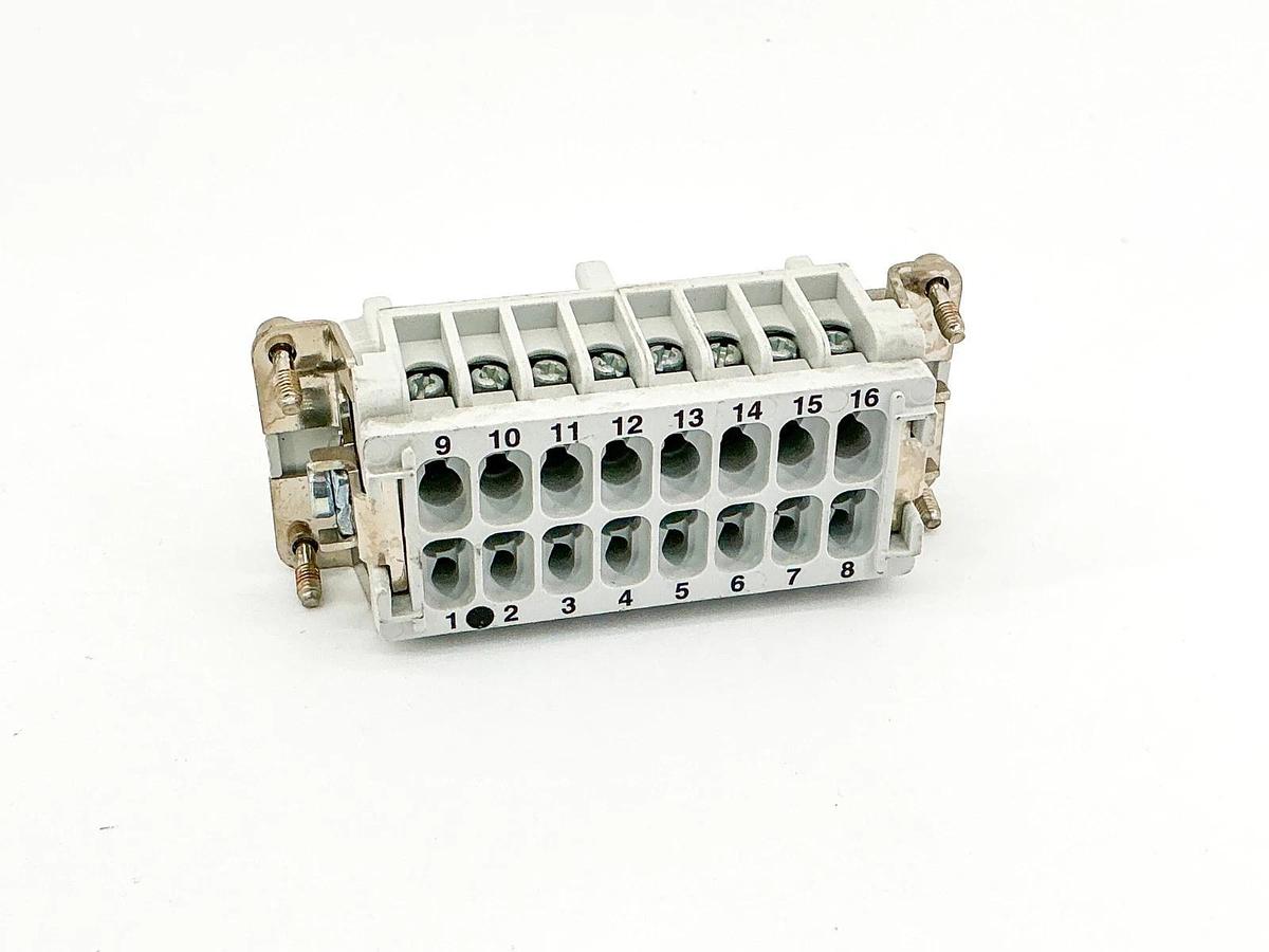 New Walther Procon FS116 B16+G Female Insert Screw Terminal 600V 16A 710116