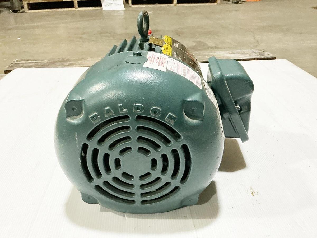 Used Baldor ECP83661T-5 Electric Motor 3HP 575V 3Ph 3.3A 1755RPM 06H759X31961