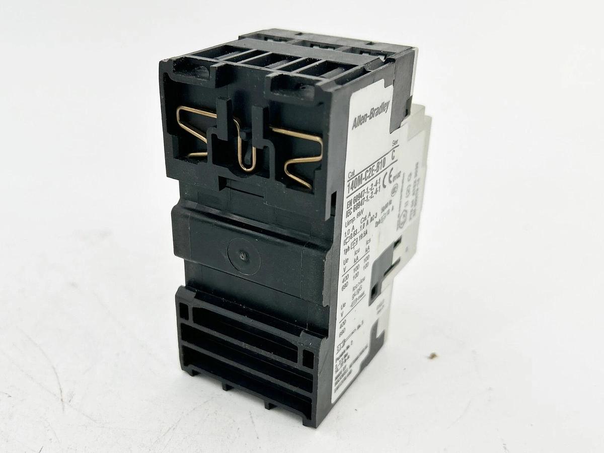 Used Allen Bradley 140M-C2E-B10 Circuit Breaker Motor Protector 0.63-1.0A Range