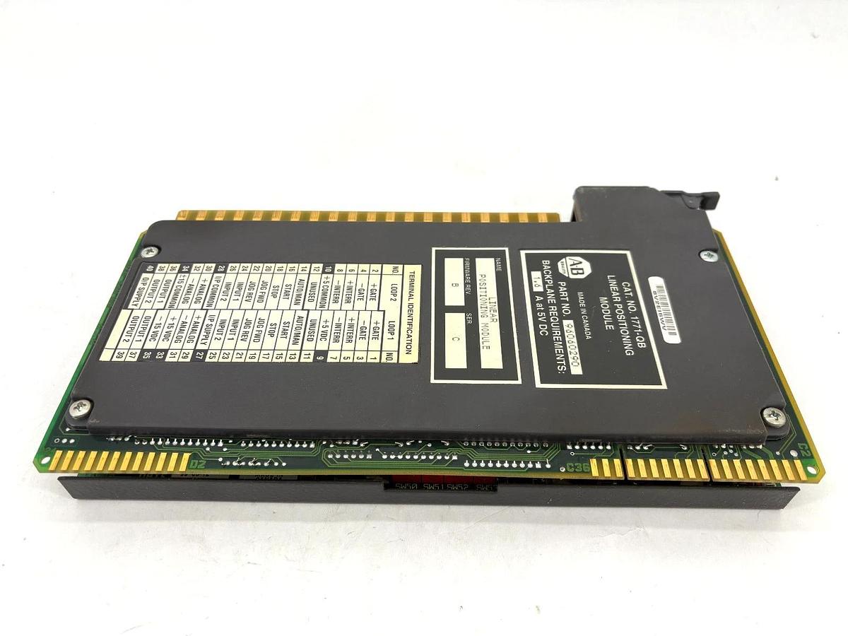 Used Allen-Bradley 1771-QB Ser. C Linear Positioning Module Firmware Revision B