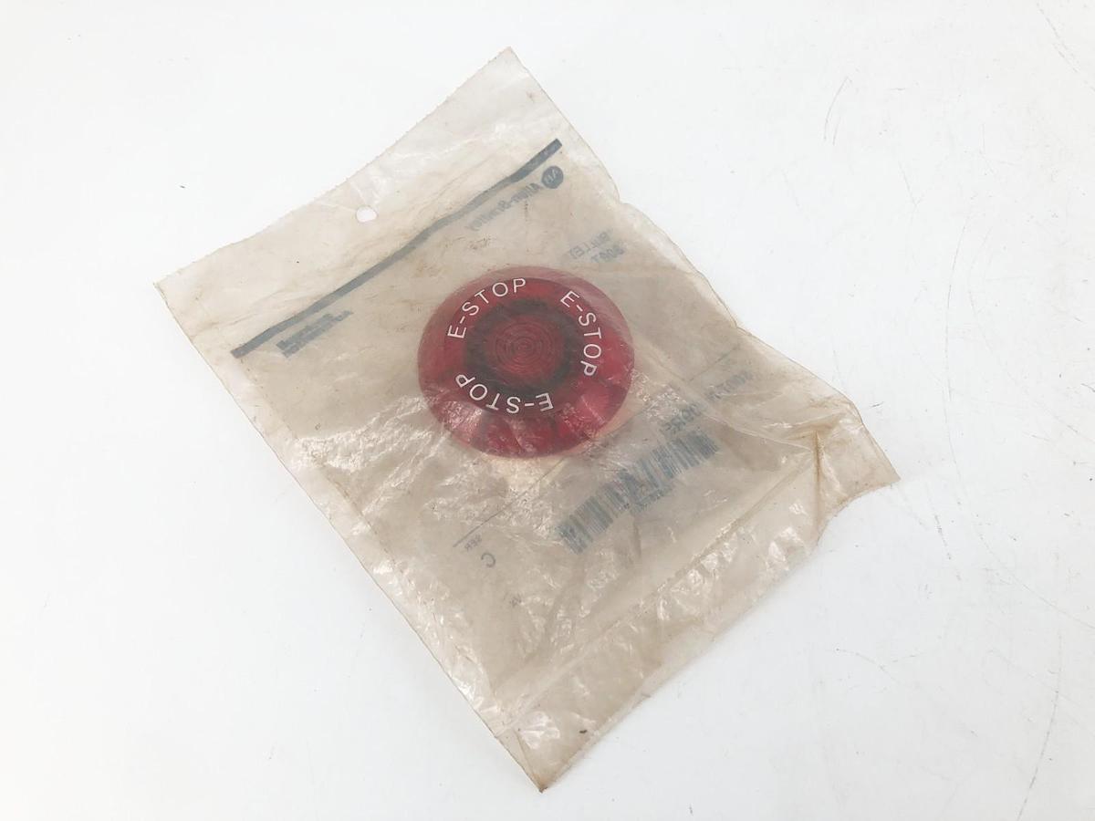 New Allen Bradley 800T-N209RE1 Ser. C Jumbo Push-Pull E-Stop Cap