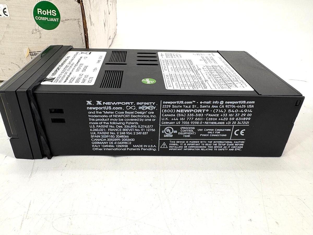 Newport Electronics INFCP-010B Strain Meter Panel Mounted 115V 9.5W
