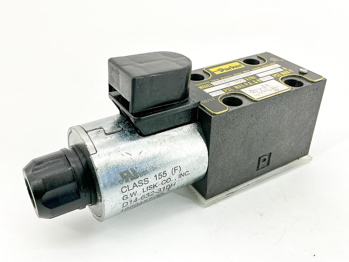 New Parker D1VW020BNJW4 91 Hydraulic Control Valve 4000PSI 24VDC 1.39A