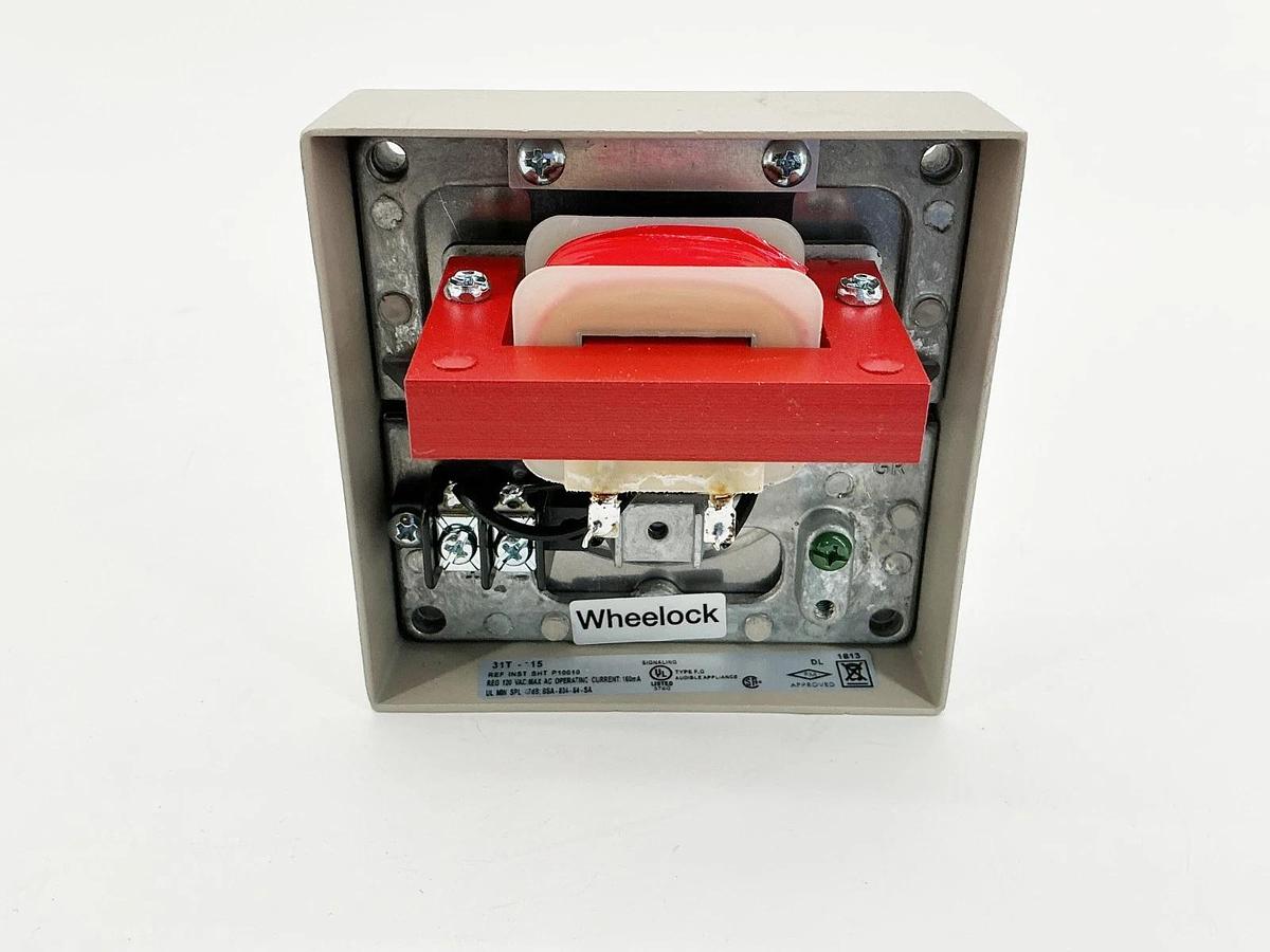 New Cooper Wheellock 31T-115-S Alarm Horn 120V 160mA 100521 - No Box