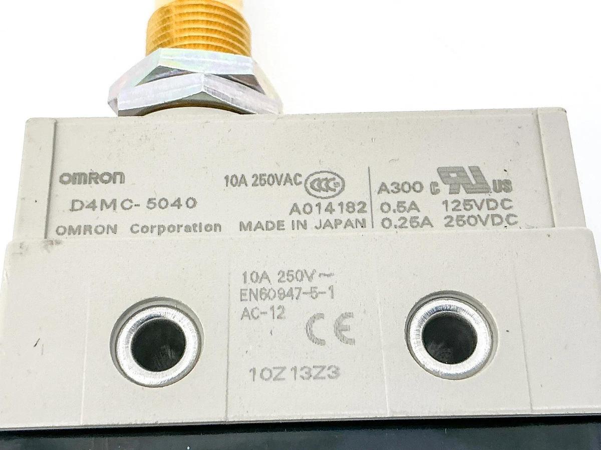 New Omron D4MC-5040 Limit Switch 250V 10A - No Box