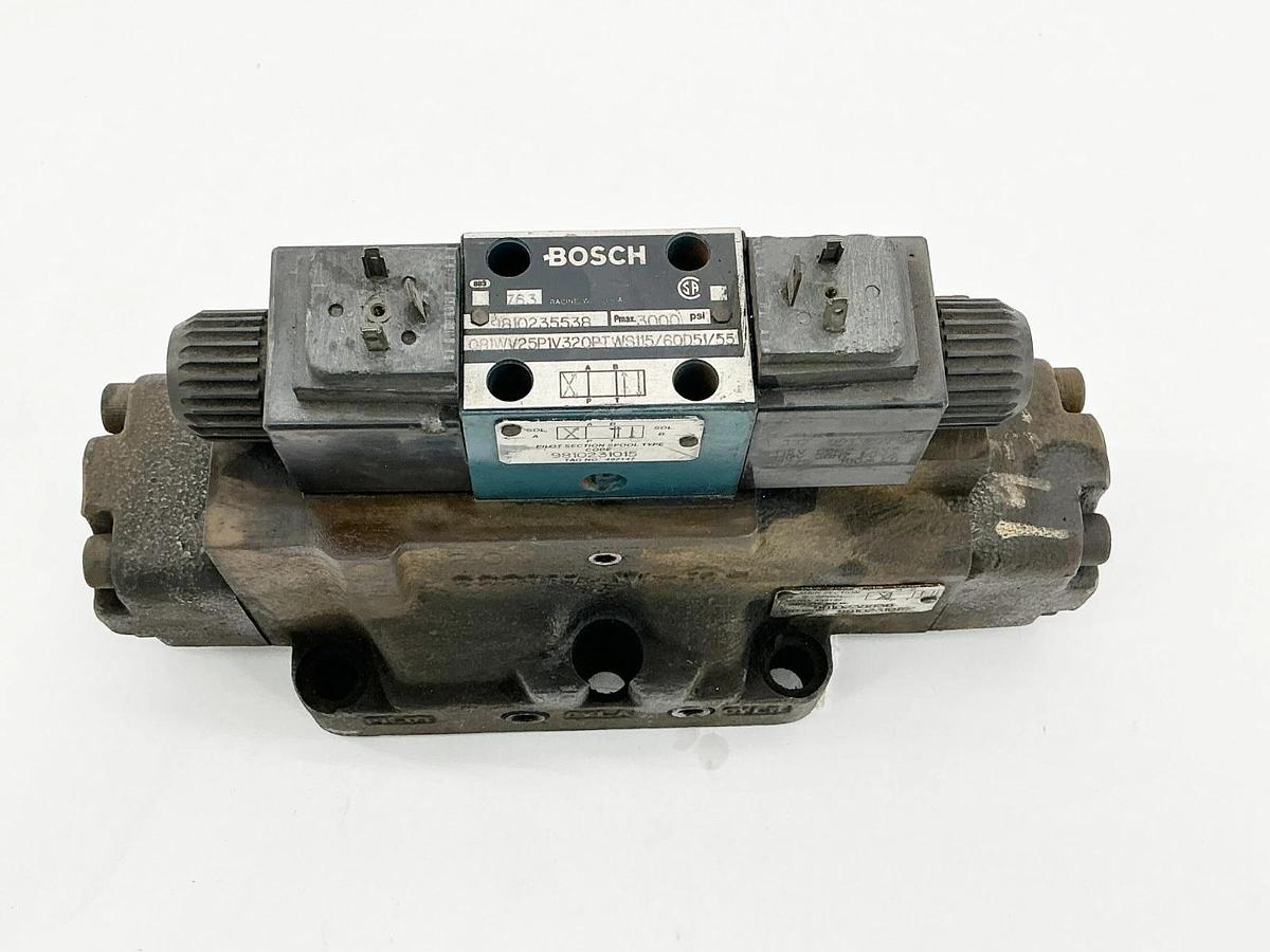 Used Bosch 081WV25P1V320PTWS115/60D51/55 Control Valve 3000PSI 9810235538