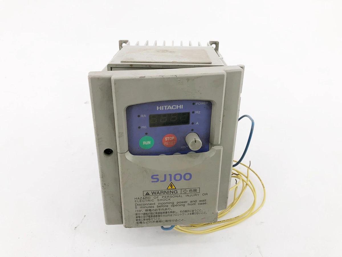 Used Hitachi SJ100-007NFU Inverter VFD 1HP 3PH (For Parts Only)
