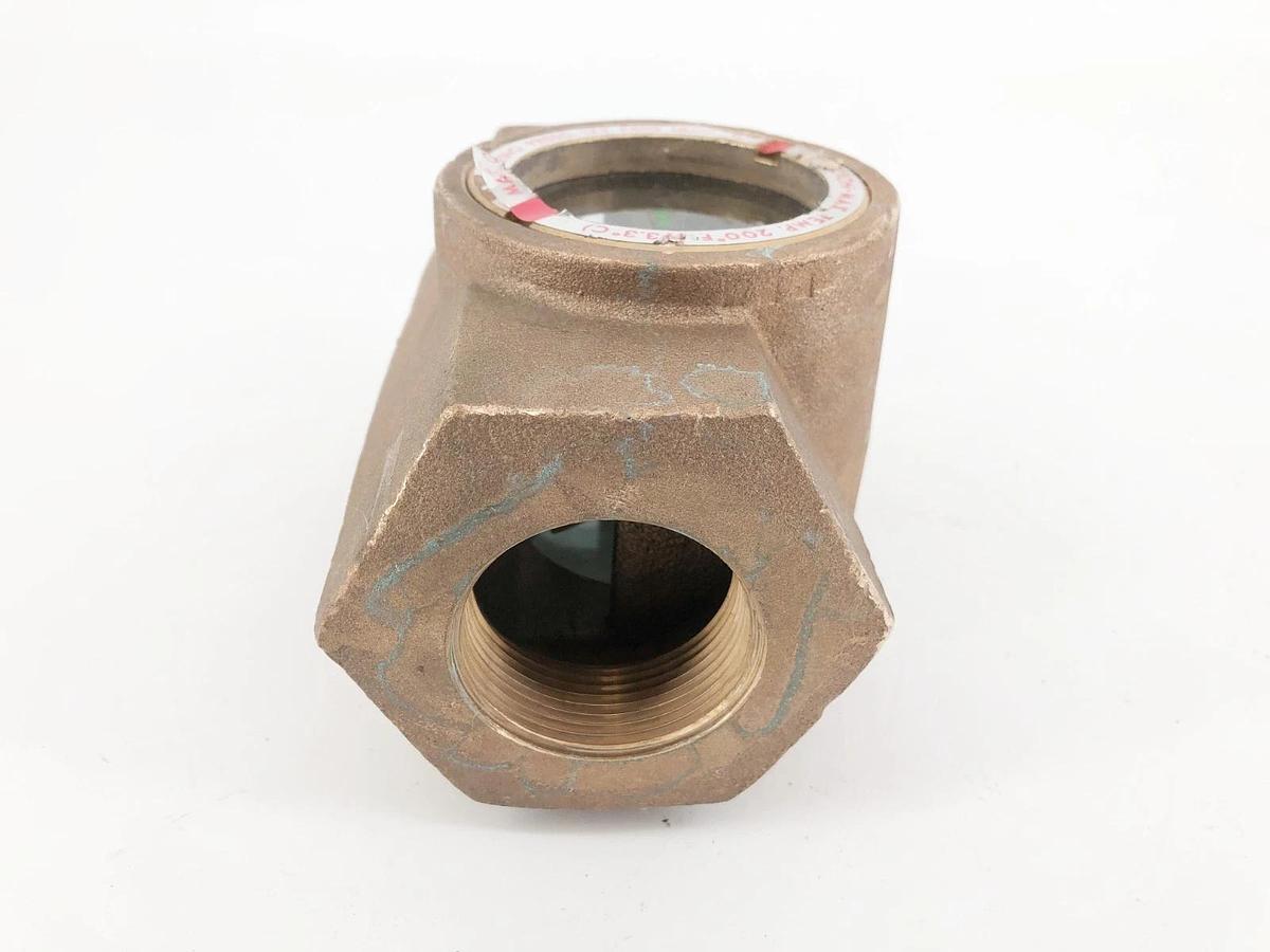 New Dwyer SFI-300-1-1/2 Sight Flow Indicator Size 1-1/2" 125psig - No Box