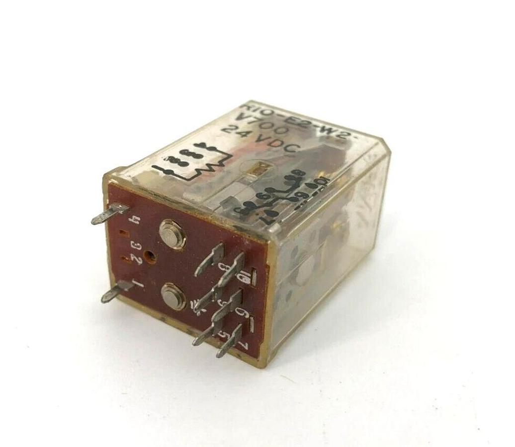 New Lot of 2 Potter & Brumfield R10-E2-W2 Relays 24VDC