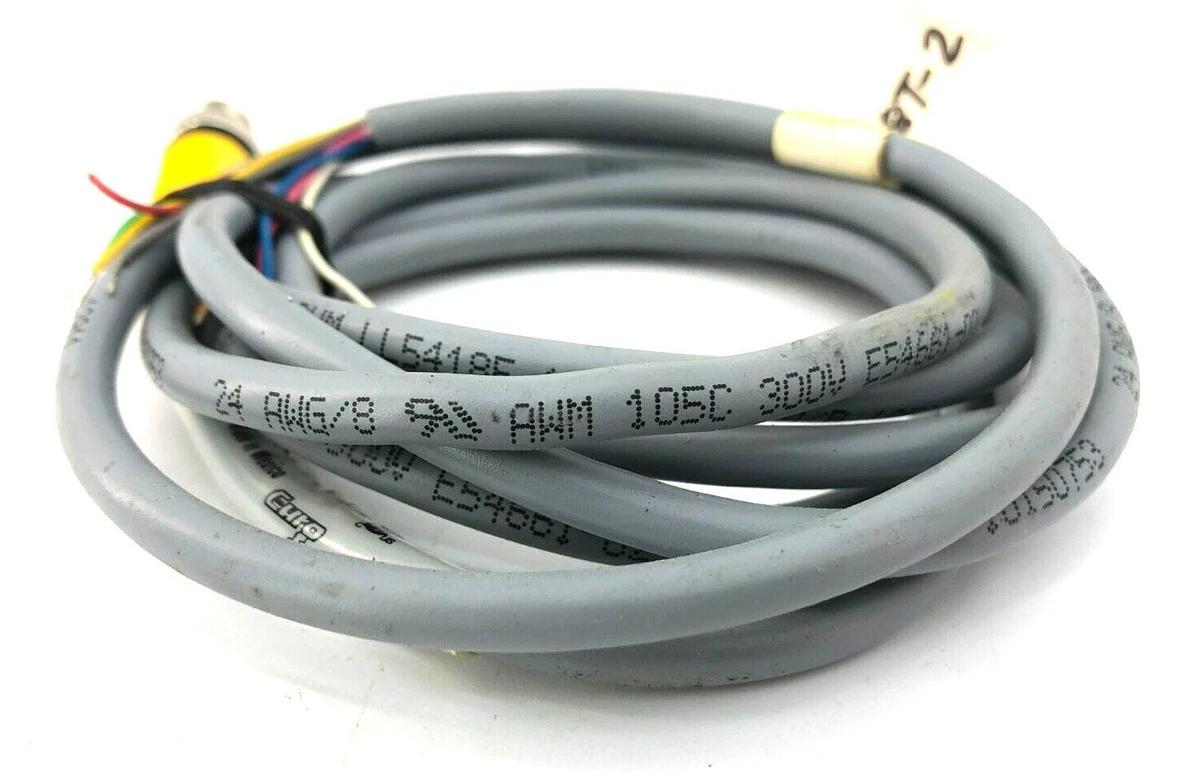 New Turck RSC 8T-2 Eurofast Cordset M12 Male 2M Length U2143-66