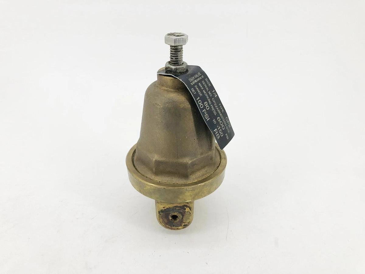 Used Cash Valve CP2 1/4" Rotary Screw Compressor Pilot Valve 100psi Set Pressure