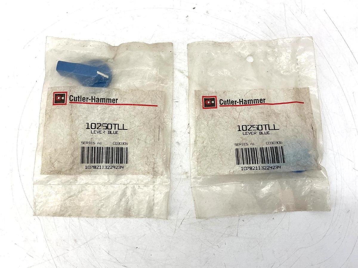 Lot of 2 New Cutler-Hammer 10250TLL Ser A1 Selector Switch Lever Blue