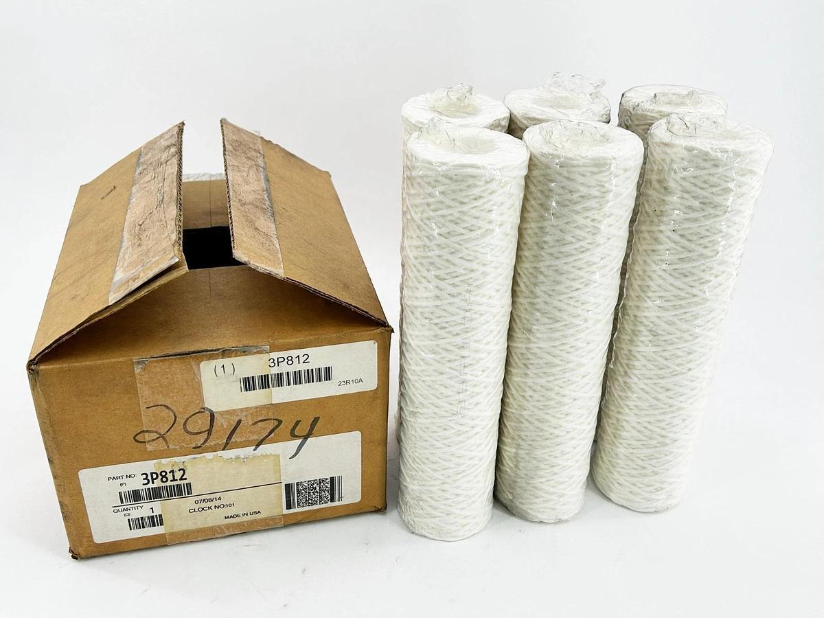 Box of 6 New 3P812 Filter Cartridges Parker Replacement