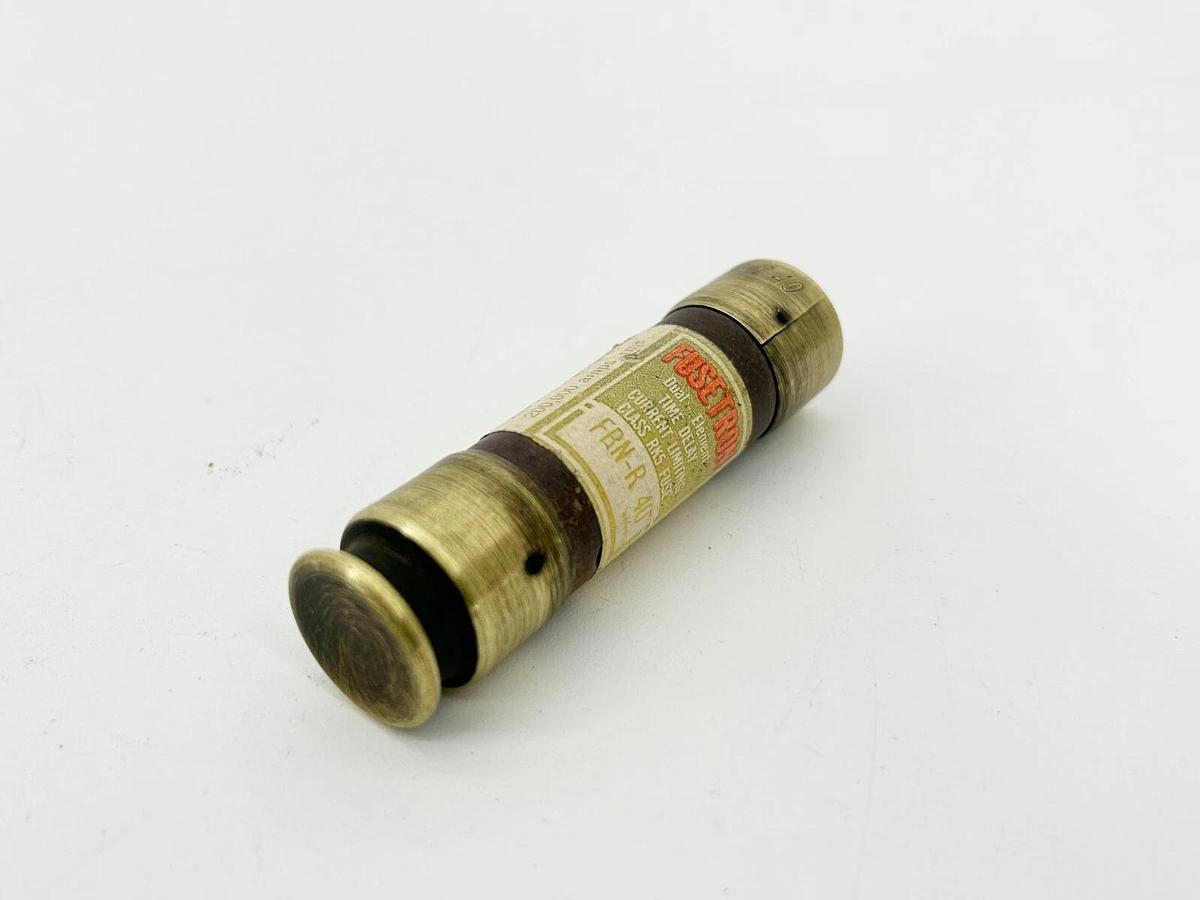 New Bussmann Fusetron FRN-R-40 Dual Element Time Delay Fuse 40A 250V