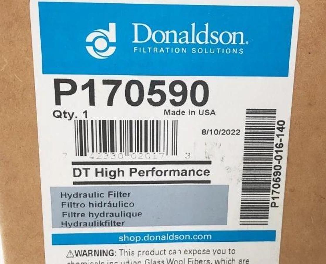New Donaldson P170590 Hydraulic Filter Cartridge