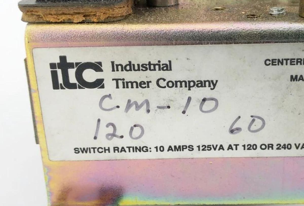New Industrial Timer Company CM-10 Timer 0 s 3 h 120V 60Hz 830210-011