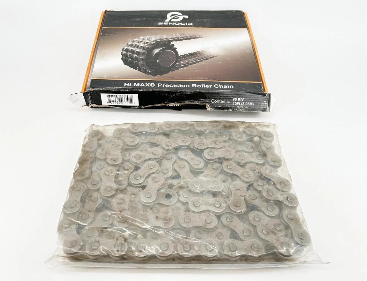 New Senqcia 80 RIV Hi-Max Roller Chain #80 10FT.