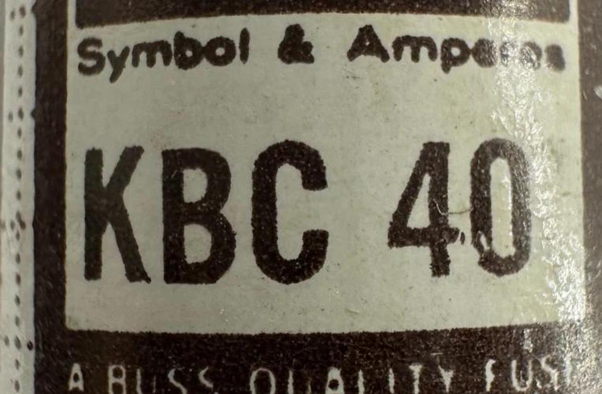 Lot of 3 New Bussmann KBC-40 Tron Rectifier Fuse 40A 600V